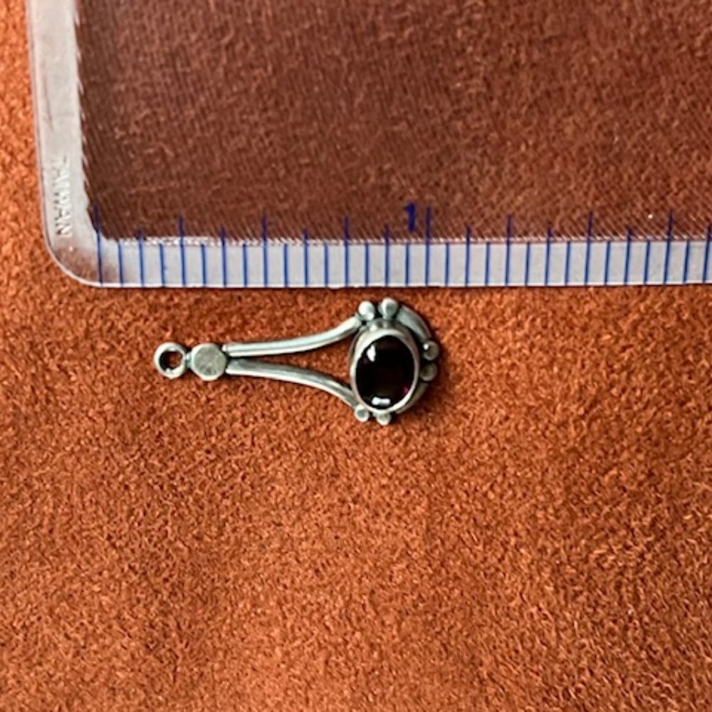 Amethyst Silver Pendant